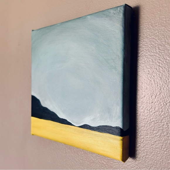 NEW Handmade Hand Crafted Original Acrylic Painting Home Decor Square Wall Art - Picture 4 of 5